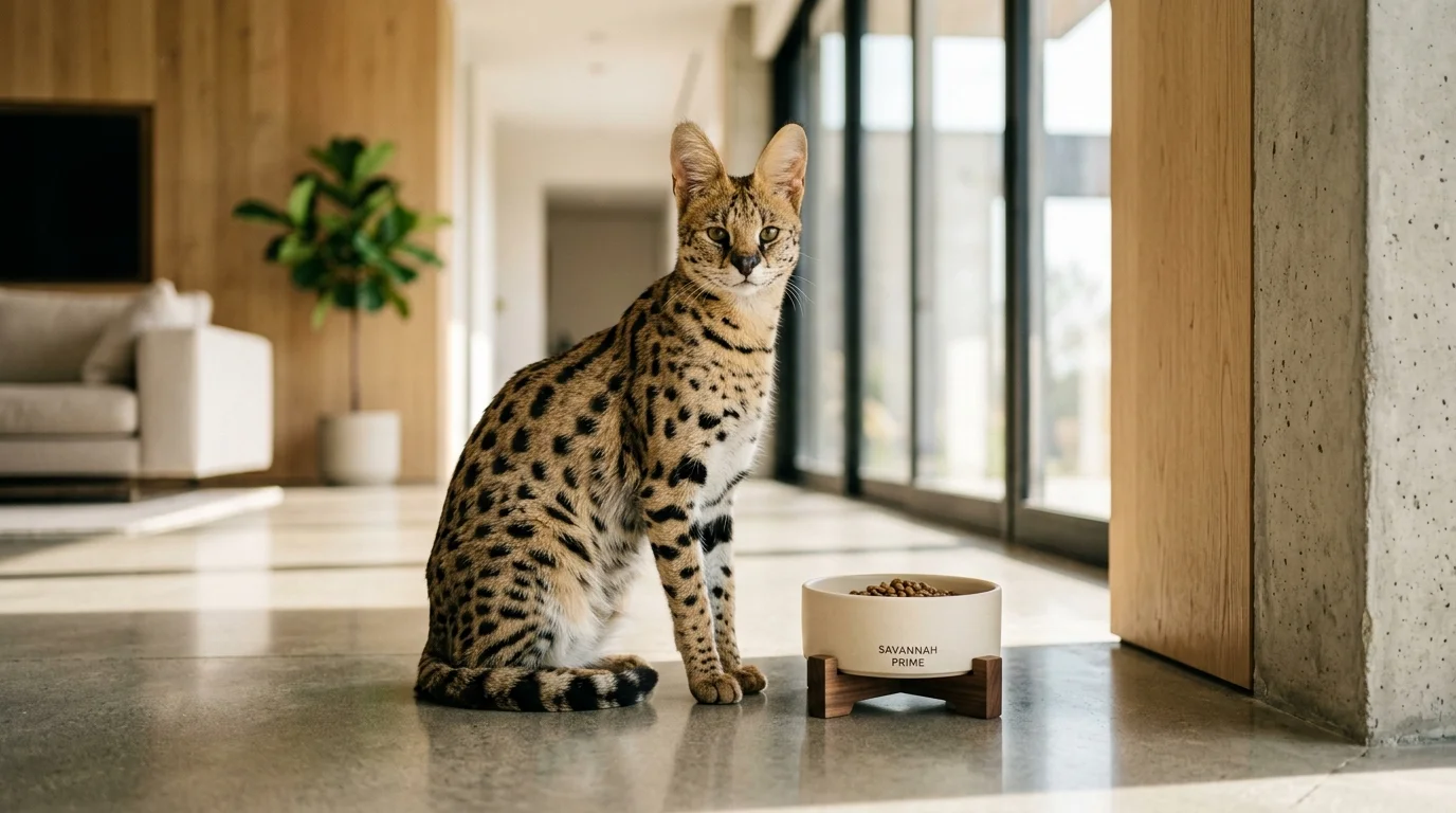 Dieta BARF para Gato Savannah: Guía Veterinaria de Nutrición Cruda, Porcentajes Exactos, Taurina y Transición Segura
