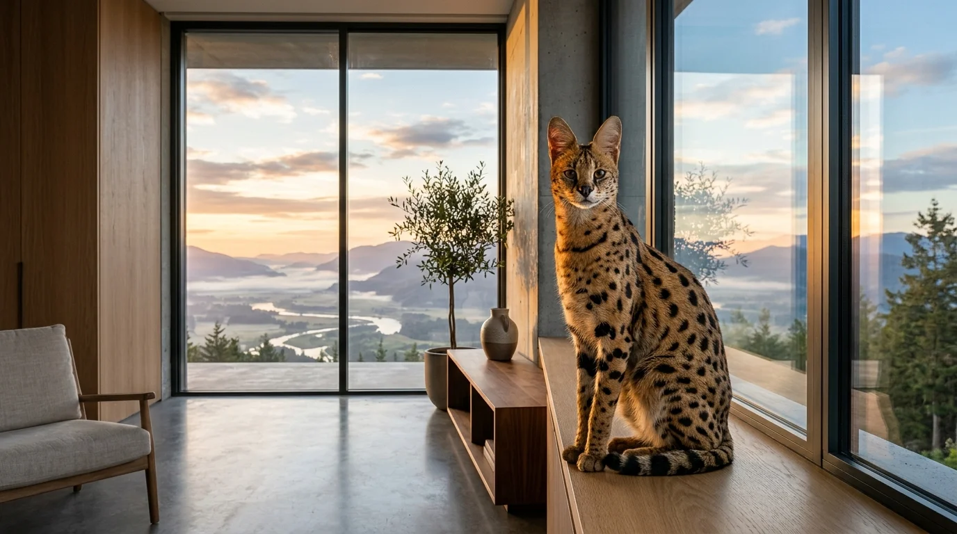 ¿Es Peligroso el Gato Savannah? Mitos sobre Agresividad, Instinto Salvaje y Convivencia Segura en el Hogar