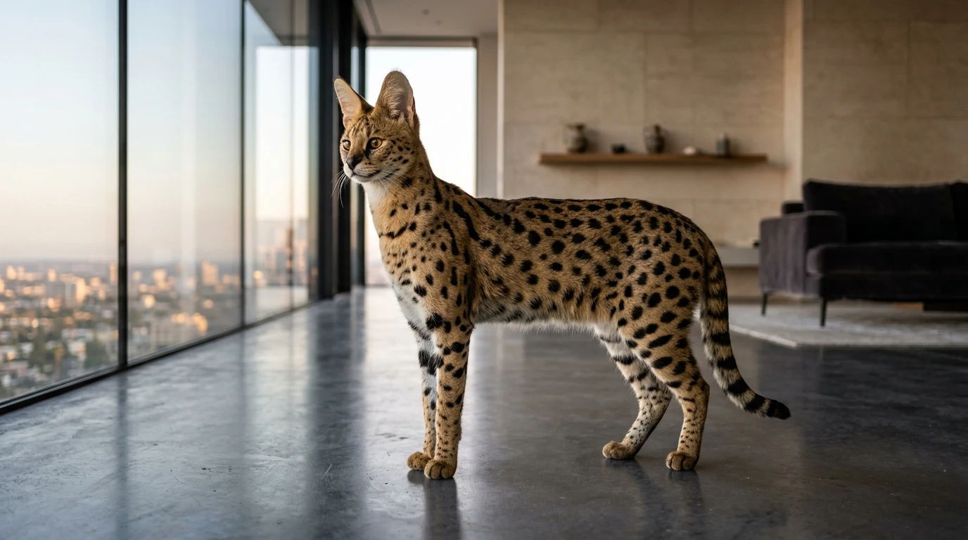 Gato Savannah F2: Guía Completa de Características, Genética (25-35% Serval), Precio, Temperamento y Diferencias con F1 y F5