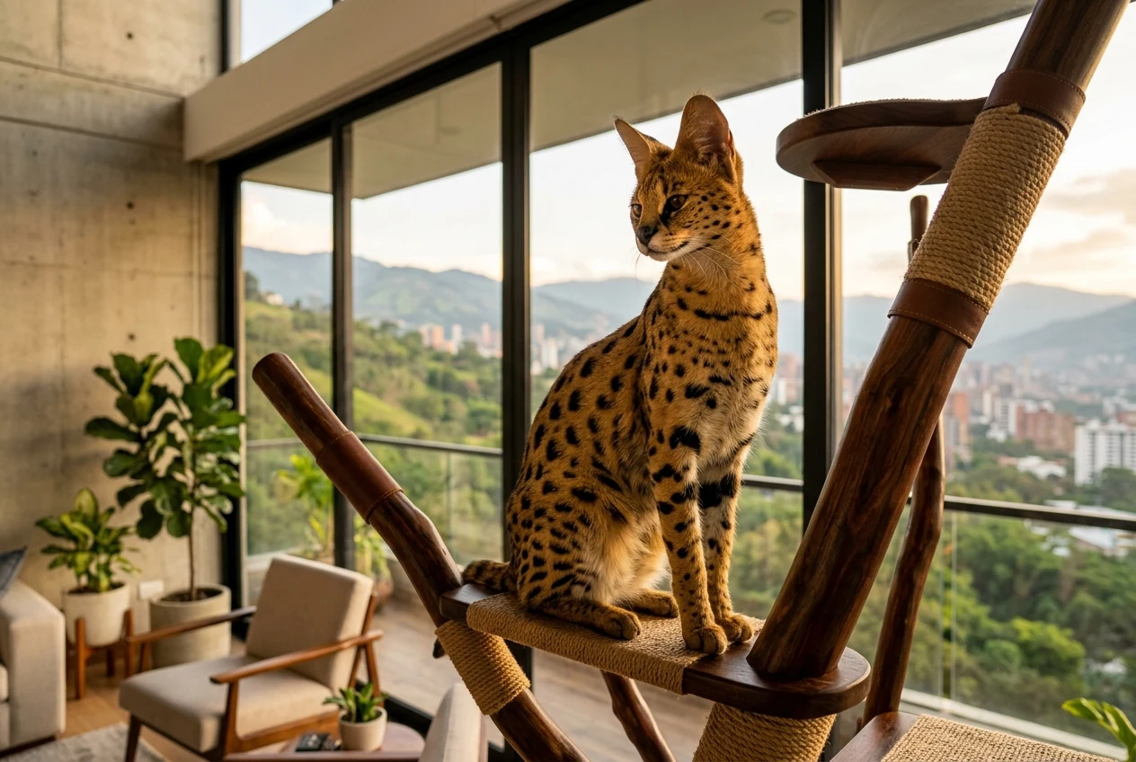 ¿Se Puede Tener un Serval Africano en Casa? Legalidad, Diferencias con el Gato Savannah y Bienestar Animal