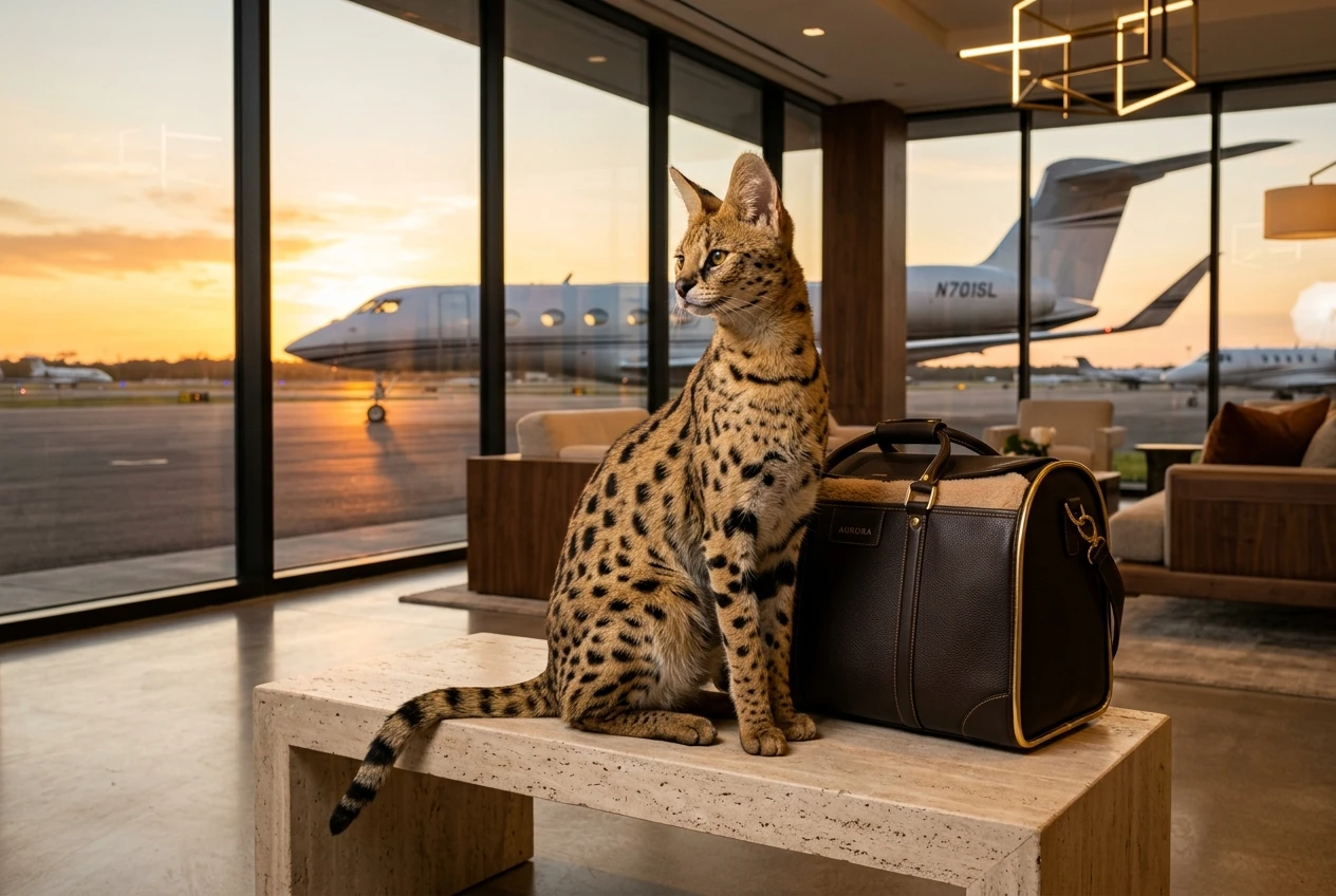 Viajar con un Gato Savannah en Avión: Requisitos Legales, Normativa IATA, CITES y Protocolo por Generación (F1 a F5 SBT)